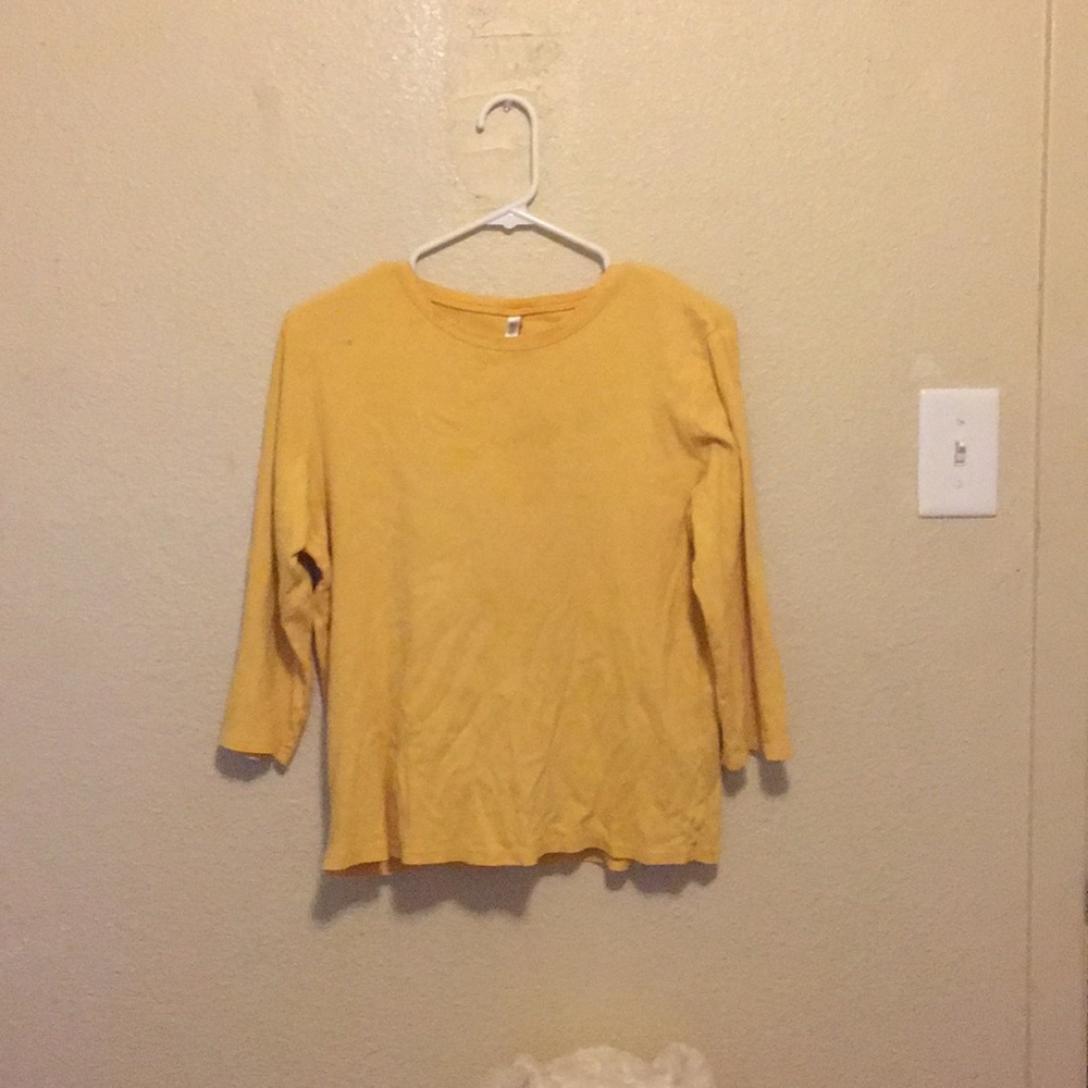 Yellow half sleeve